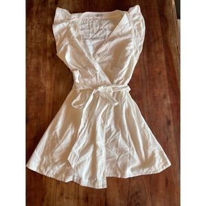 Absolutely beautiful white Madewell wrap dress size XL